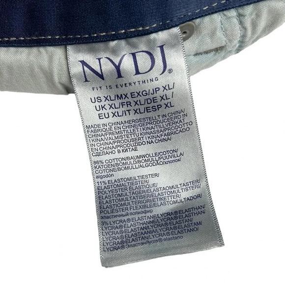 NYDJ NWOT Women’s XL Waist-Match Lift x Tuck Technology Marilyn Straight Jean - Picture 6 of 12